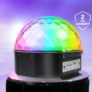 Kompakt Tasarımlı, Telefon Kontrollü Disko Topu Işıkları