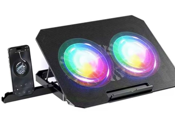 Onezero ZRN33 Çift Fan RGB Notebook Laptop Soğutucu Stand