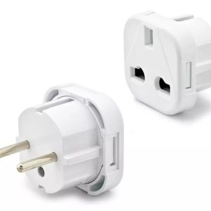 Hadron Fis003 Amerikan-İngiliz Fiş Adaptörü Beyaz