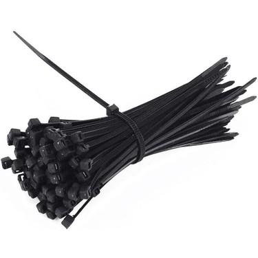 Çetsan 03615-1 3.6X150mm 15cm Kablo Bağı Siyah - 100 Lü Paket Halinde