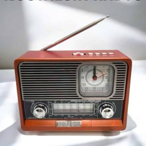 Nostaljik Görünümlü USB Girişli Bluetooth Bağlantılı Radyo