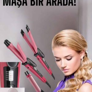 Saç Şekillendirici Düzleştirici Ve Maşa Isı Ayarlı