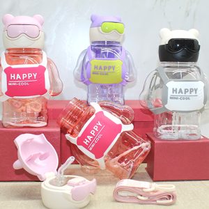 Sevimli 3D Desenli Su Matarası (BPA İçermez)