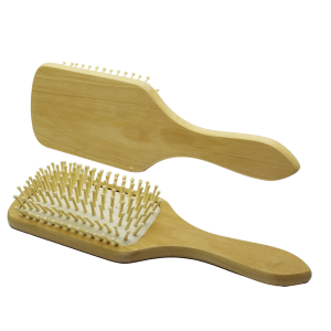 AHŞAP BAMBU GENİŞ BAYAN SAÇ FIRÇASI - TARAK (5296)