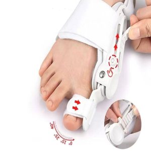 Ayarlanabilir Ayak Baş Parmak Kemik Düzeltici – Halluks Valgus (Bunyon) Aparatı, Gece Gündüz Kullanıma Uygun Ayak Düzeltme Ateli (5296)