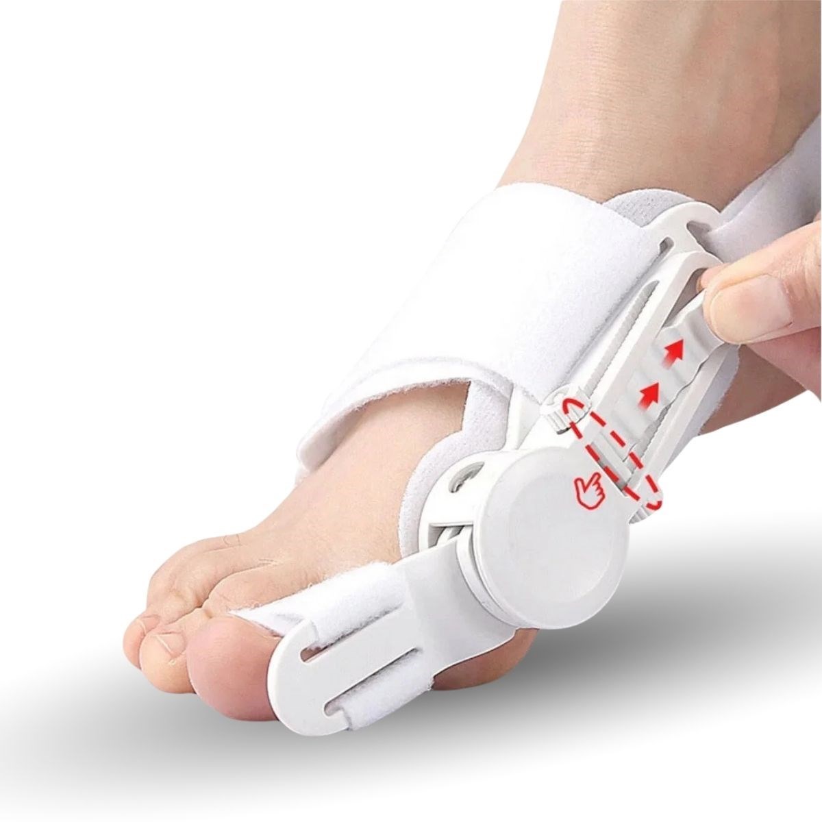 Ayarlanabilir Ayak Baş Parmak Kemik Düzeltici – Halluks Valgus (Bunyon) Aparatı, Gece Gündüz Kullanıma Uygun Ayak Düzeltme Ateli (5296) - Görsel 4