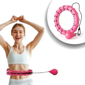 Ayarlanabilir Zayıflatıcı Hulahop Bel ve Karın Bölgesi İçin İnceltici Fitness Aleti Spor Çemberi (5296)