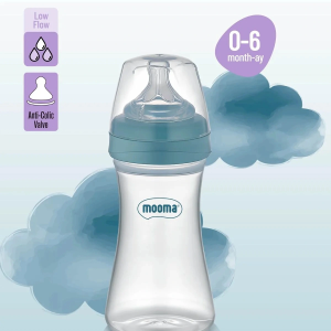 Biberon Anti Kolik Biberon 250 Ml Kapaklı Biberon 0 - 6 Ay (yavaş Akış)