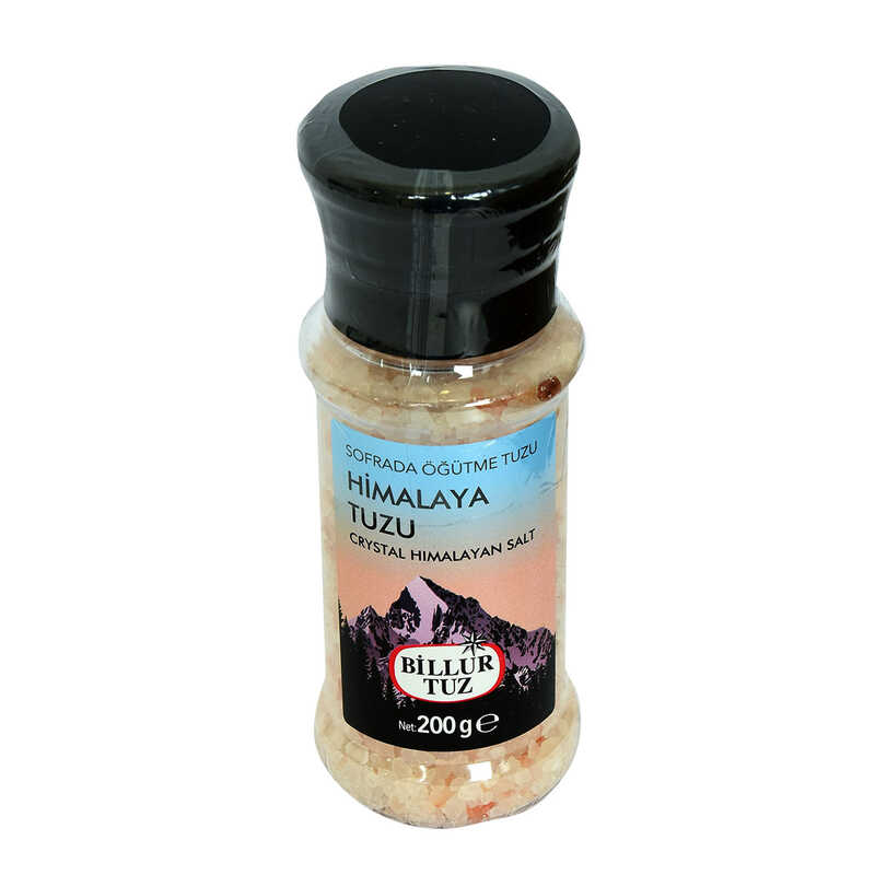 Sofrada Öğütme Yemeklik Himalaya Kristal Granül Doğal Kaya Tuzu 200 Gr Değirmenli - Görsel 3