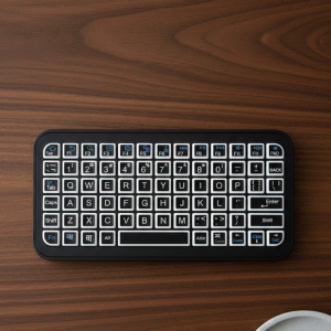 Bluetooth 5.2 Destekli Kablosuz Mini RGB Klavye Ultra İnce