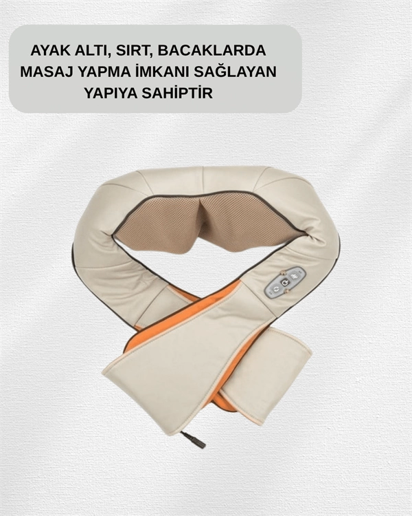 Boyun ve Omuz Masaj Aleti – Ovmalı ve Isıtmalı, Ev Tipi Masaj Deneyimi - Görsel 4
