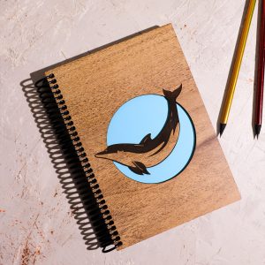 Doğal Ahşap Kapaklı Çizgisiz Defter – Şık ve Dayanıklı Tasarım