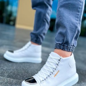 CH267 - CBT Roma Mirror Erkek Bot BEYAZ