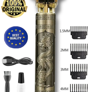 Dragon Çelik Kasa Profesyonel Saç Sakal Ense Çizim Tüm Vücut Tüyü Lazer Öncesi Tıraş Makinesi