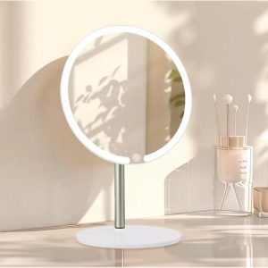 Dokunmatik led ışıklı yuvarlak 180° ayarlanabilir 3 farklı renk