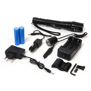 F-9010 20w Led Su Geçirmez Taktik Aparatlı Şarjlı Feneri