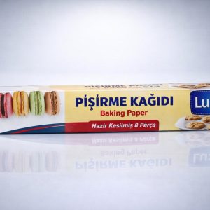 Luxev Pişirme Kağıdı Hazır Kesilmiş 8 Parça Yağlı Kağıt Fırın Kağıdı Baking Paper