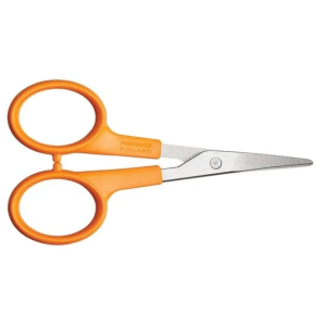 Eco Lounge Fiskars 9808 M204 Kavisli Nakış Aplike Makası No: 4 inç / 10 cm - Paslanmaz Çelik