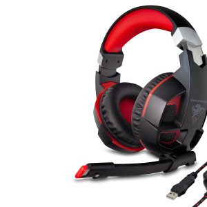 G59 Kulaklık Usb 7.1 Ps4 Uyumlu Led - Siyah Kırmızı