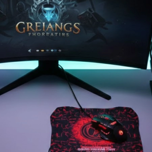 Gaming Mouse Mousepad Seti 3 DPI Ayarı ve LED Işıklı Ergonomik Yapı