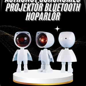 Gün Batımı Projektör Lamba Astronot Görünümlü Dekoratif Masa Lambası