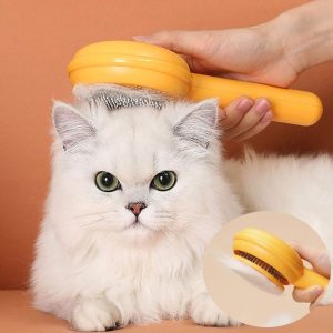 Hamburger Şekilli Otomatik Temizlenen Evcil Hayvan Fırçası (5296)