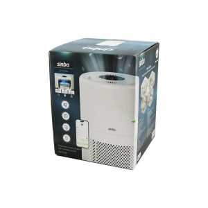 HAVA TEMİZLEME CİHAZI BEYAZ 3 KADEME FİLTRELEME OTOMATİK FAN UV AYDINLATMA SESSİZ UYKU MOD WİFİ UZAKTAN KONTROL SAP-5508 (5296)