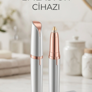 İnce Uçlu Yüz ve Kaş Tüy Alma Epilasyon Aleti Hassas Kullanım