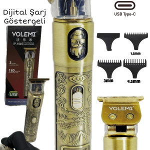 Ip-1949 Şarj Göstergeli Sakal Lazer Öncesi Vücut Ense Çizim Kişisel Bakım Aletleri Sıfıra Yakın Tıraş