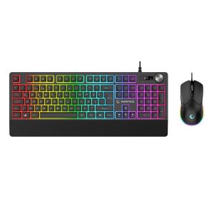 JAZZY V2 OYUNCU KLAVYE - MOUSE SET MEKANİK USB KABLO RGB AYDINLATMA 12800 DPI (5296)
