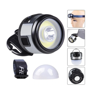 Kafa Lambası Kafa Feneri Şarjlı Profesyonel Cob Fener 7 Modlu