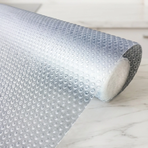 Kaydırmaz PVC Raf Örtüsü 45x300 cm Şeffaf Dolap İçi Koruyucu Kaplama