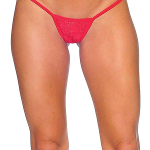 Kırmızı Dantelli Tanga Tm1166