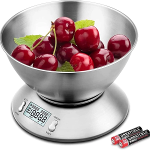 Lcd Ekran Elektronik Dijital Mutfak Terazisi İnox Hassas Mutfak Tartısı