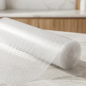 Mutfak Raf ve Çekmece İçin Şeffaf PVC Koruyucu Örtü 45x300 cm