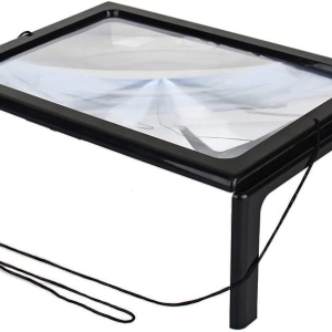 -yaşlılar İçin  A4 Boyutu Masa Tipi Işıklı Okuma Büyüteç Th-275205b