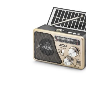 Nostaljik Bluetooth Fm Radyo Tws Usb Tf Aux Solar Şarjli El Fenerli Kamp Hoparlör H531UTS