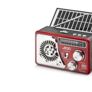 Nostaljik Bluetooth Fm Radyo Tws Usb Tf Aux Solar Şarjli El Fenerli Kamp Hoparlör H532UTS