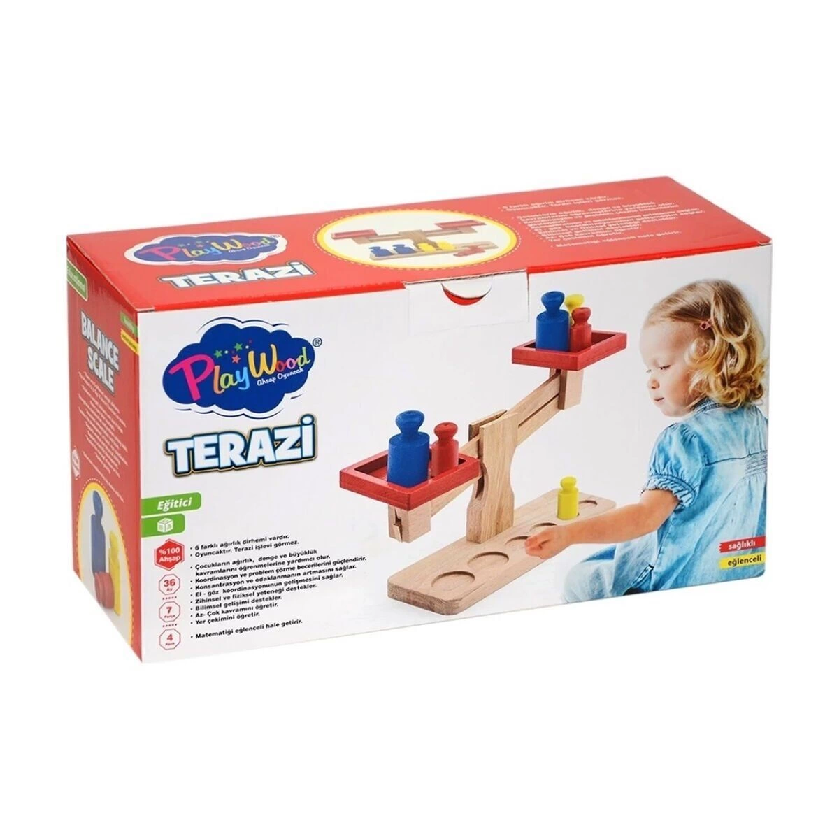 ONY-409 KUTUDA AHŞAP TERAZİ - Görsel 3