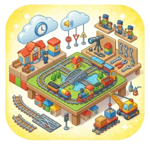 Oyuncak Tren ve Demiryolu