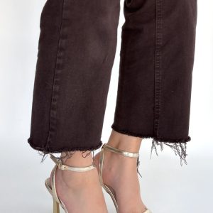 Jowin Gold Rugan Topuklu Bilekten Kemerli Ayakkabı