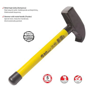 Eco Lounge Sait Demirci Kamyoncu Metal Saplı Çekiç 1500 gr