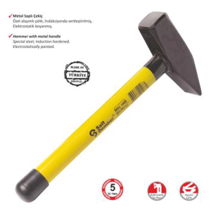 Eco Lounge Sait Demirci Metal Saplı Çekiç 1500 gr