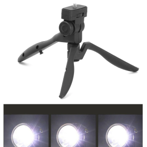 Şarjlı Dev Boy El Feneri Tripod Ayaklı Parlak Led El Lambası Kamp, Av Ve Güvenlik İçin İdeal