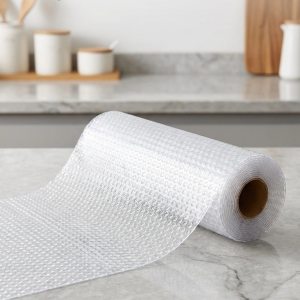 Şeffaf Kaydırmaz Dolap İçi Raf Örtüsü 45x300 cm Koruyucu PVC