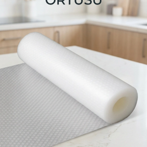 Şeffaf Kaydırmaz Dolap İçi Raf Örtüsü 45x300 cm PVC Malzeme