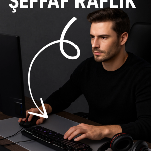 Şeffaf Kaydırmaz Raflık 45x300 Cm Dolap İçi, Çekmece ve Buzdolabı İçin Koruyucu EVA Pvc Örtü