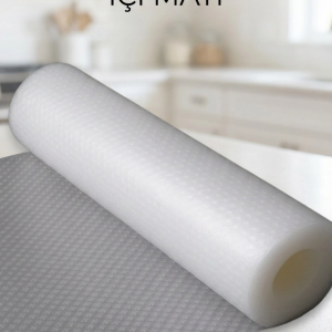 Şeffaf Kaydırmaz Raflık Koruyucu Pvc Dolap İçi Çekmece Örtüsü 45x300cm