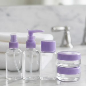 Seyahat İçin 5’li Şeffaf Kozmetik Şişe Seti 30 Ml