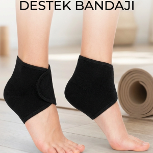 Silikon Destekli Topuk Dikeni ve Nasır Çorabı 2'li Ortopedik Set